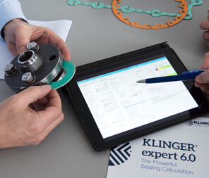 KLINGER Expert gasket calculation tool in action